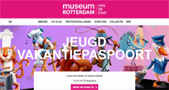 Desktop Screenshot of museumrotterdam.nl